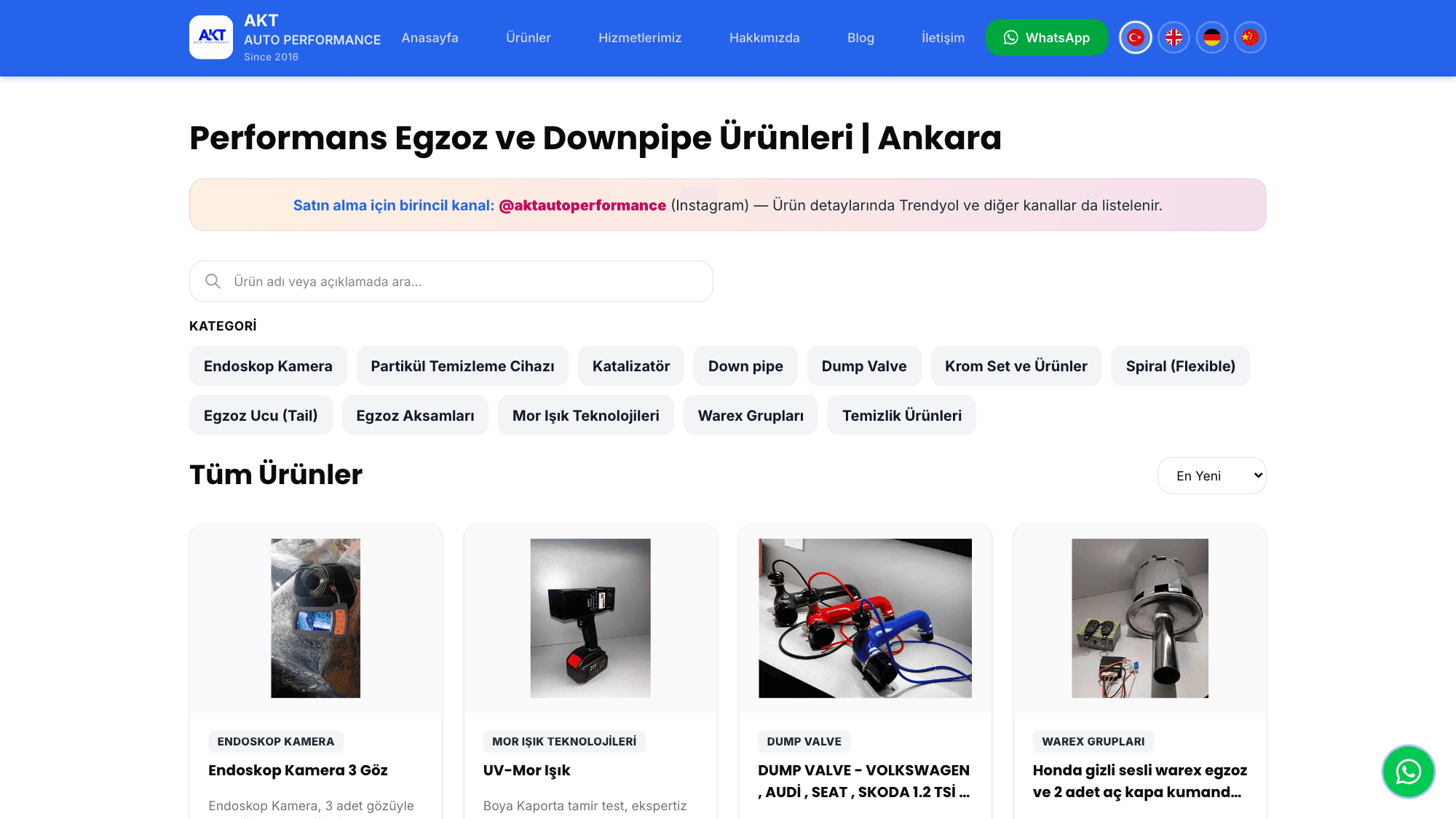 AKT Auto Performance - Egzoz, DPF ve Chiptuning Web Sitesi — görsel 3