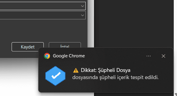 Dosya Güvenlik Analizi Chrome Uzantısı