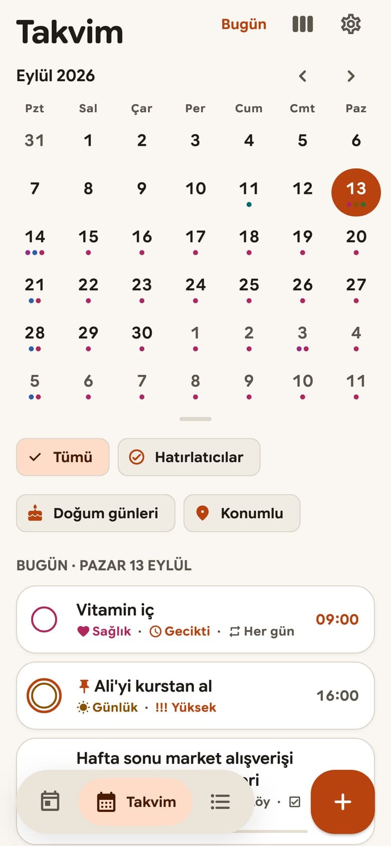 Günlük Hatırlatıcı - Mobil Uygulama — görsel 4