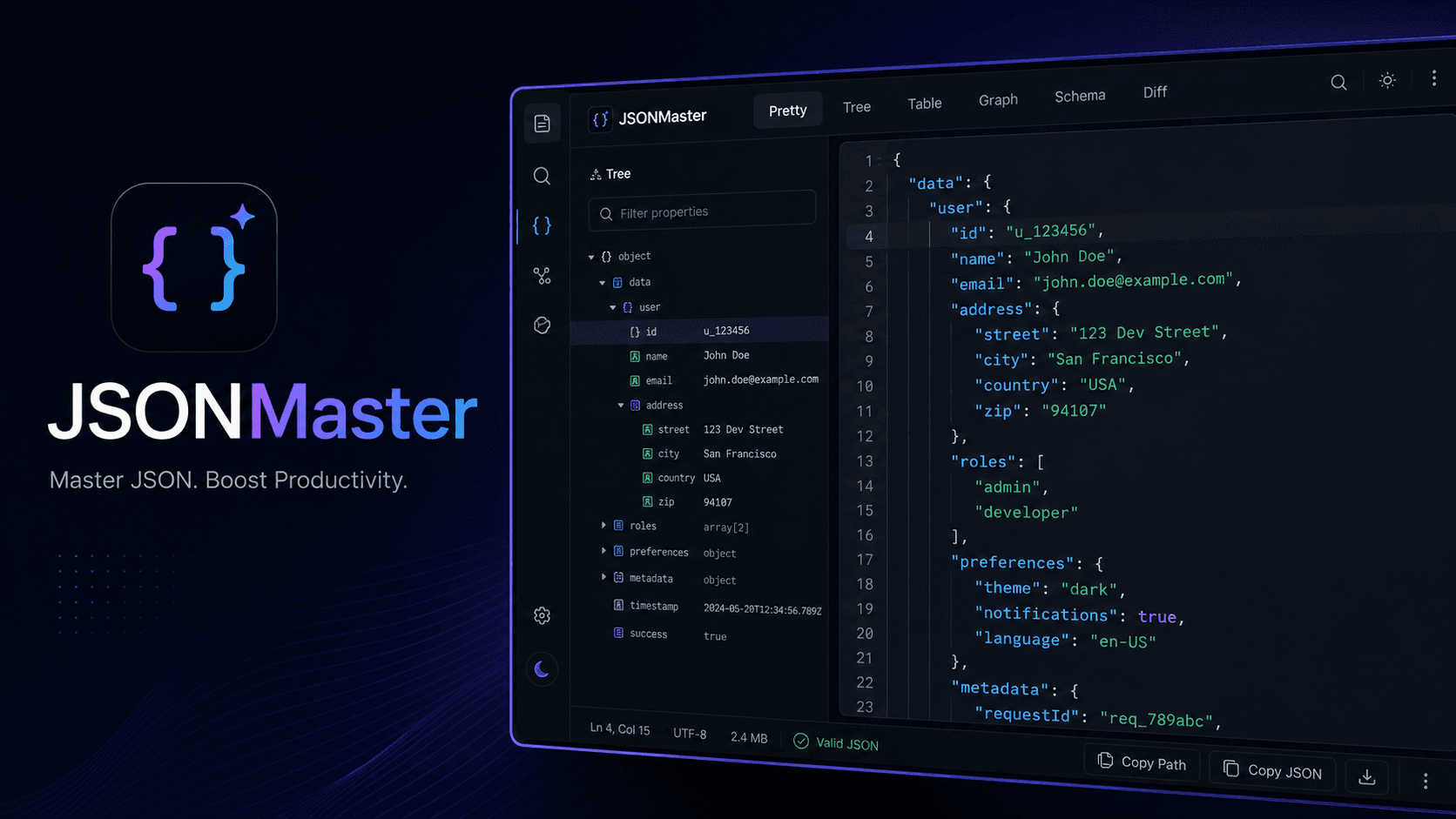 JSONMaster
