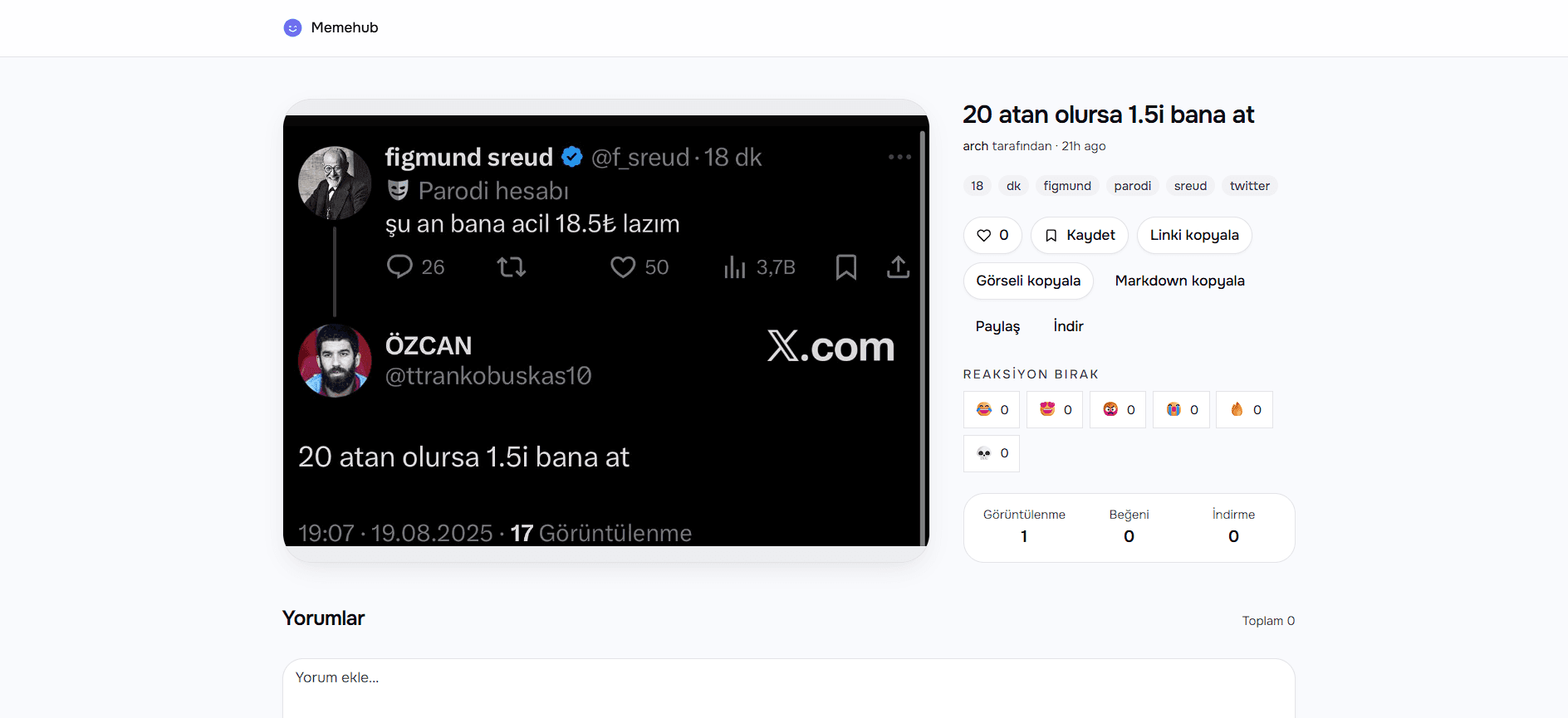 Memehub — Web & Mobil Uygulama — görsel 5