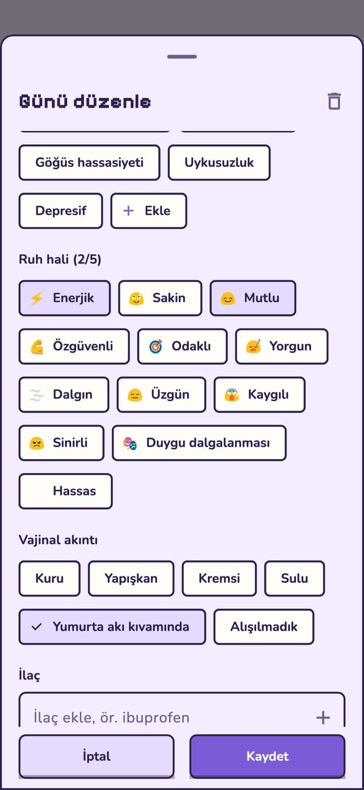 RUYA - Döngü Takip Uygulaması — görsel 3