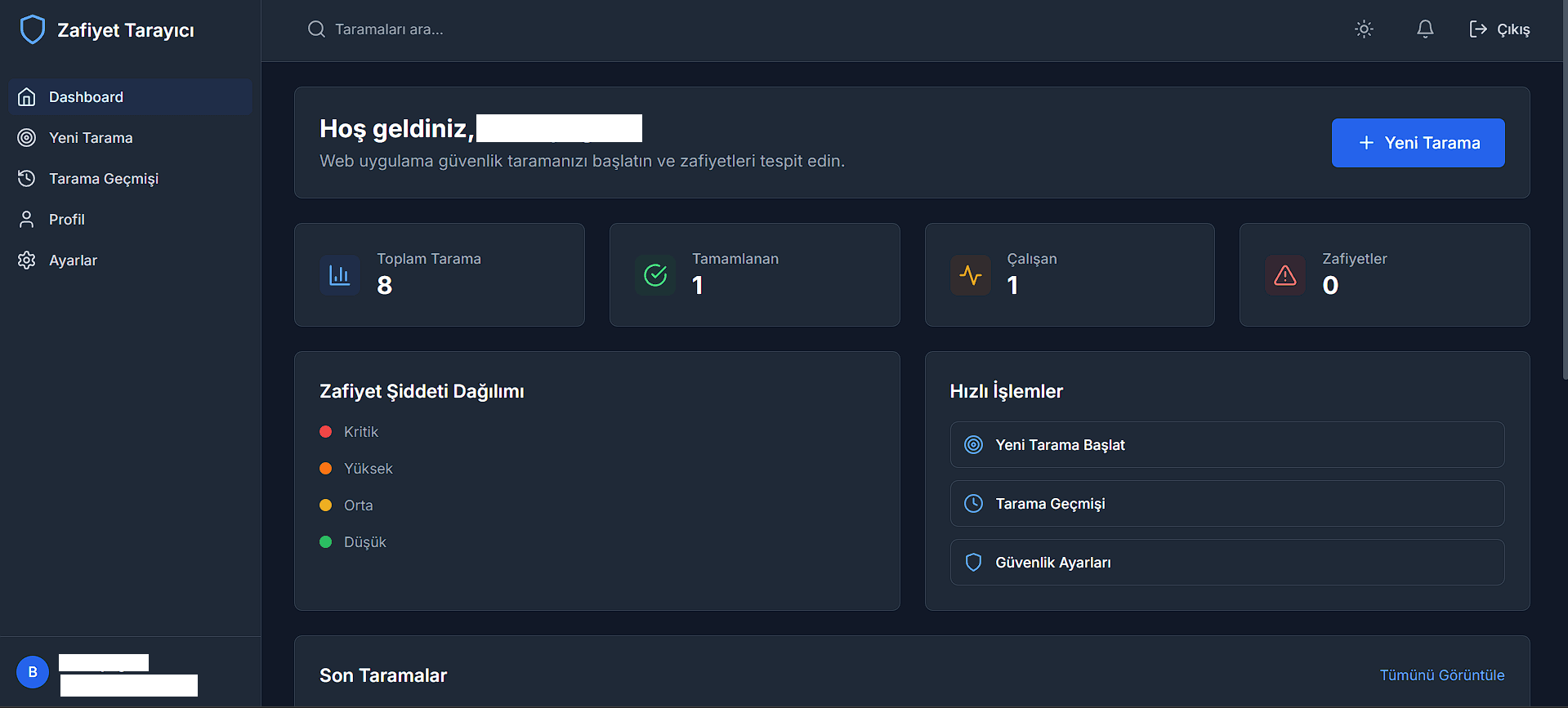 Web Uygulama Zafiyet Taraması ve Raporlama Aracı