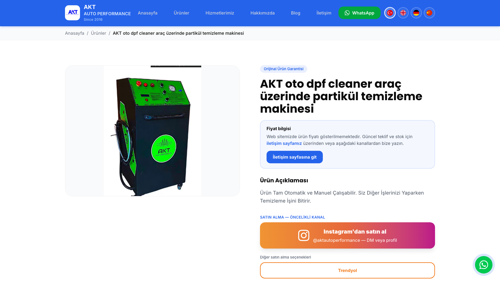 AKT Auto Performance - Egzoz, DPF ve Chiptuning Web Sitesi — görsel 4, tam ekran
