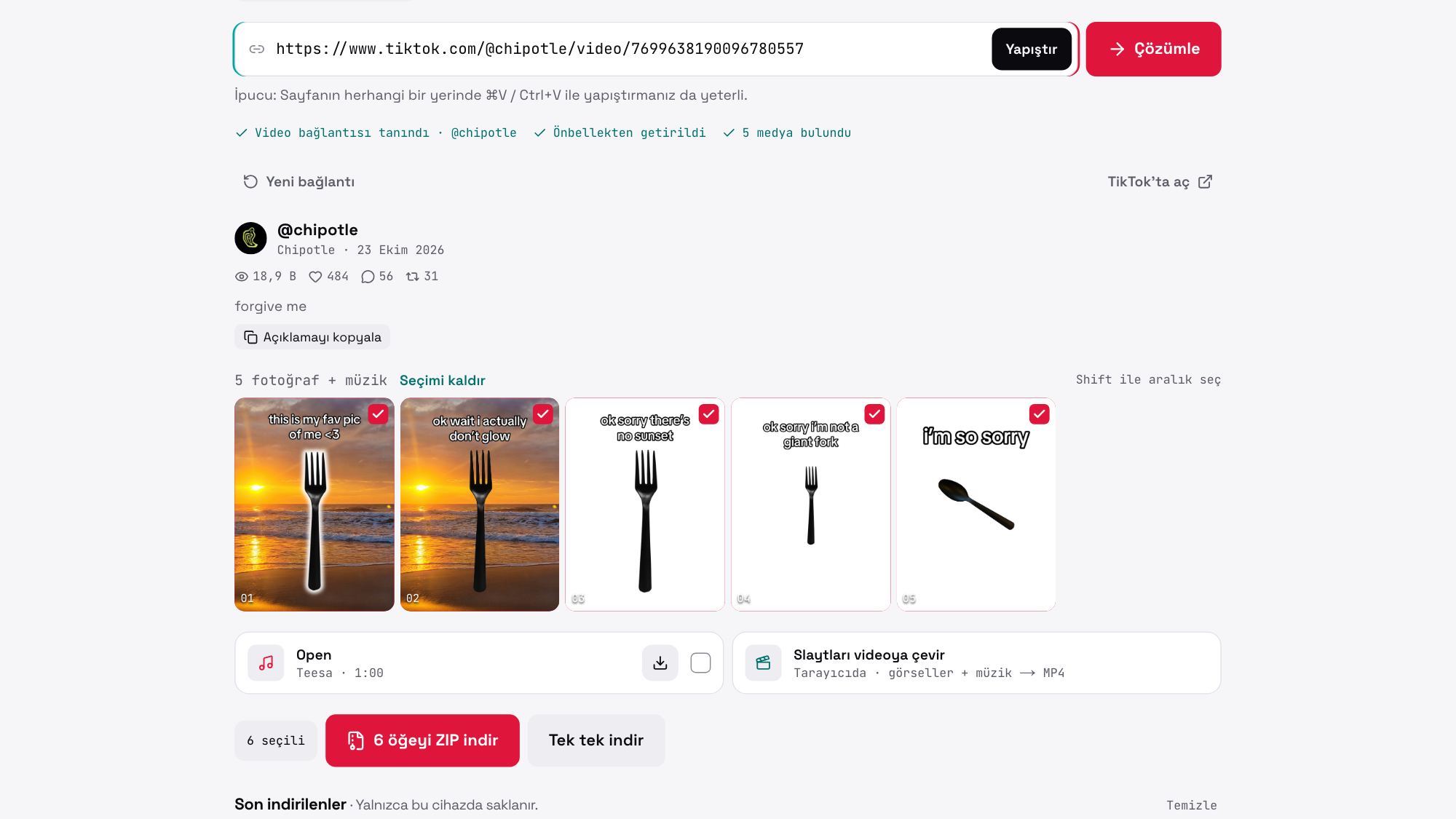 tikindir - TikTok Medya İndirici — görsel 2, tam ekran